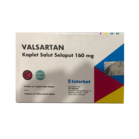 Valsartan 160 mg 7 Kaplet