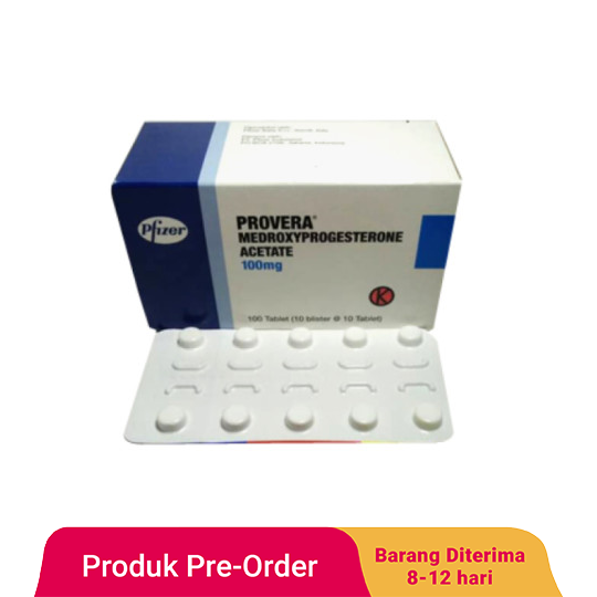 Provera 100 mg 100 Tablet