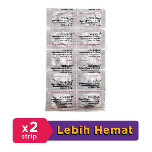 Colergis 2 Strip (10 Tablet/Strip) - Hemat Borongan