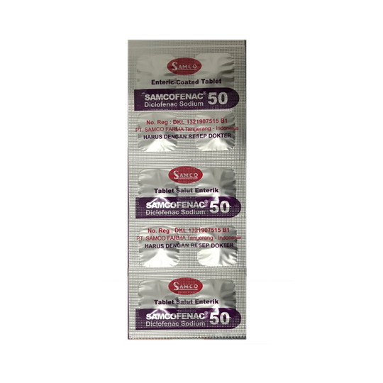 Samcofenac 50 mg 10 Tablet