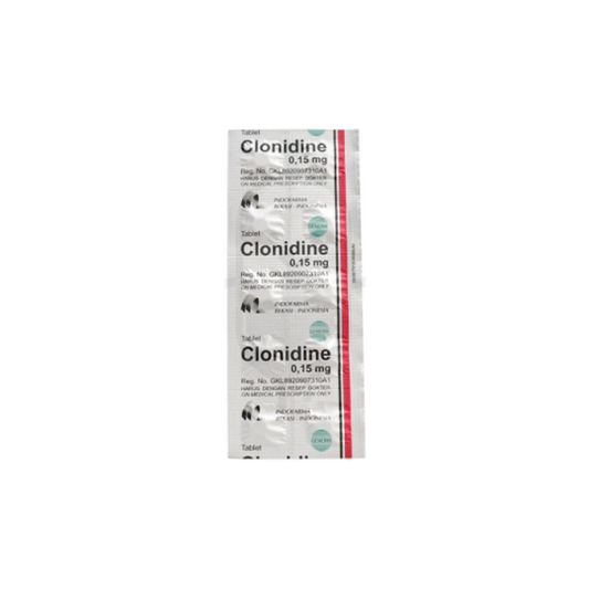 Clonidine 0.15 mg 10 Tablet