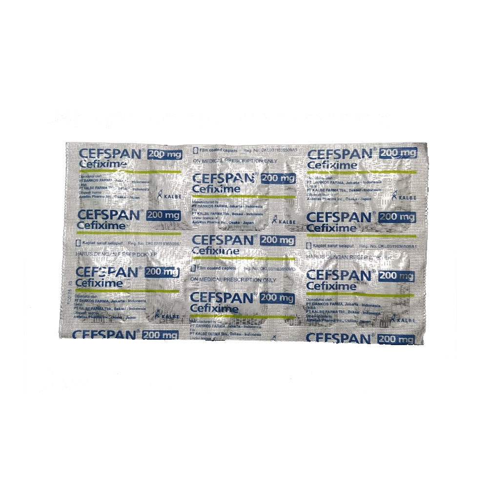 Cofspan Cefspan 200 mg 10 Kaplet – Bali Pharmacy