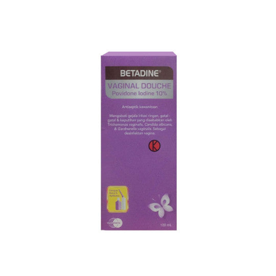 Betadine Vaginal Douche 10% 100 ml Plus Dengan Alat