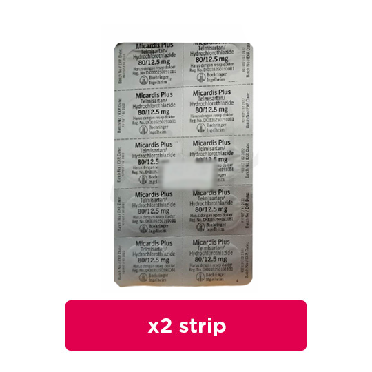 Micardis 80 mg 2 Strip (10 Tablet/Strip) - Obat Rutin