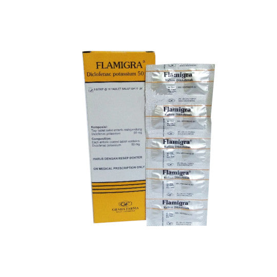 Flamigra 50 mg 10 Tablet