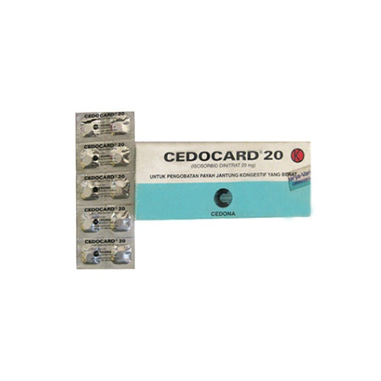 Cedocard 20 mg 10 Tablet