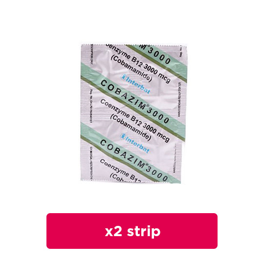 Cobazim 3000 mcg 2 Strip (4 Kapsul/Strip) - Hemat Borongan