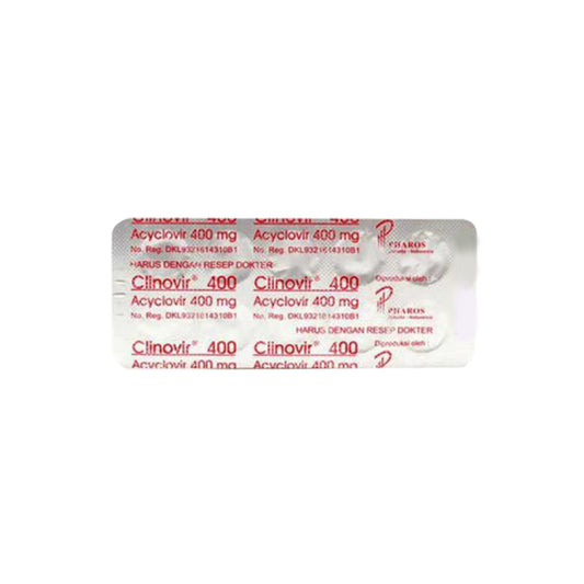 Clinovir 400 mg 10 Tablet