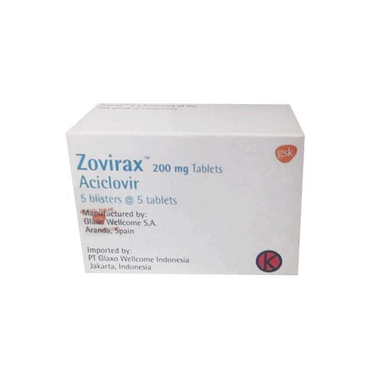 Zovirax 200 mg 5 Tablet