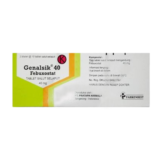 Genalsik 40 mg 10 Tablet