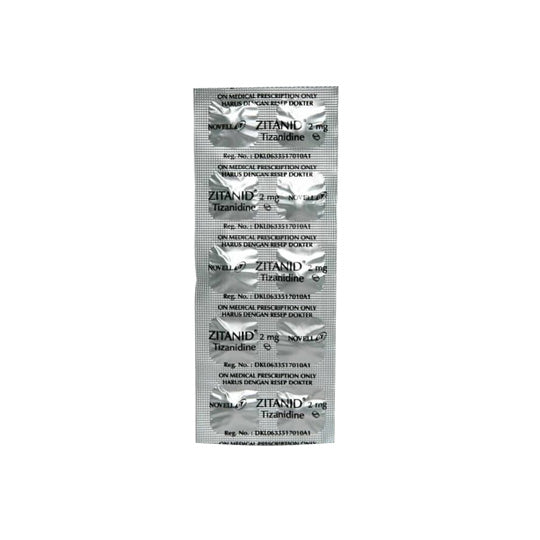 Zitanid 2 mg 10 Tablet