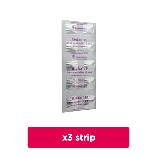 Atofar 10 mg 3 Strip (10 Tablet/Strip) - Obat Rutin