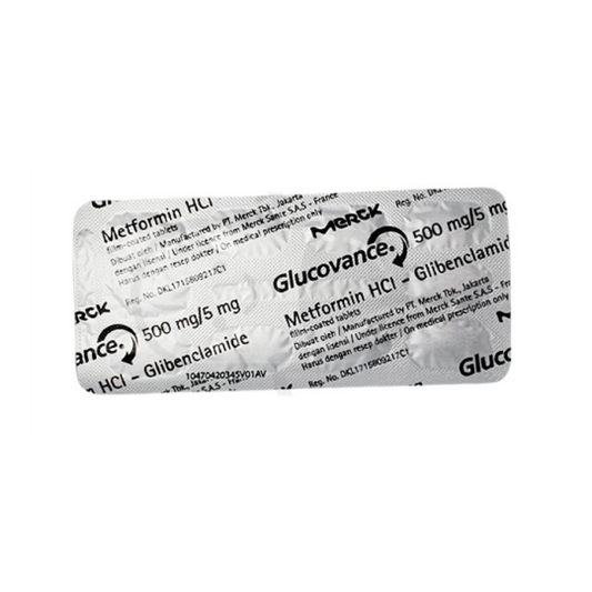 Glucovance 5 mg/500 mg 10 Tablet