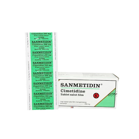 Sanmetidin 200 mg 10 Tablet