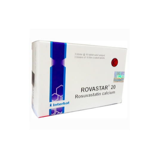 Rovastar 20 mg 10 Tablet