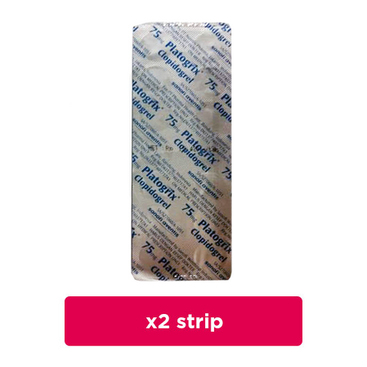 Platogrix 75 mg 2 Strip (14 Tablet/Strip) - Obat Rutin