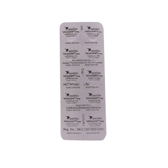 Vesicare 5 mg 10 Tablet