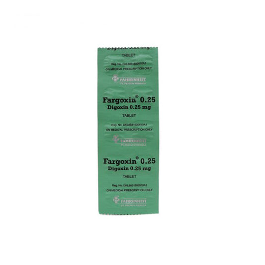 Fargoxin 0.25 mg 10 Tablet