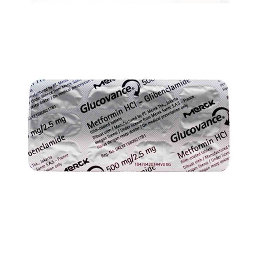 Glucovance 2.5 mg/500 mg 15 Tablet