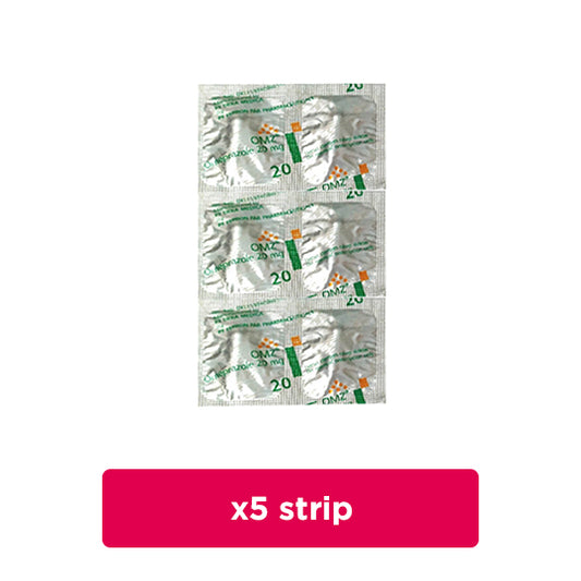 OMZ 20 mg 5 Strip (6 Kapsul/Strip) - Hemat Borongan