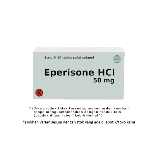 Eperisone 50 mg 3 Strip (10 Tablet/Strip) - Hemat Borongan