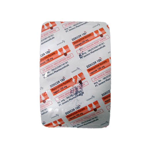 Doxicor 100 mg 10 Kapsul