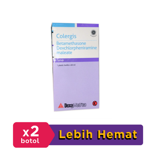 Colergis Sirup 60 ml 2 Botol - Hemat Borongan