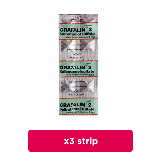 Grafalin 2mg 3 Strip (10 Tablet/Strip) - Obat Rutin