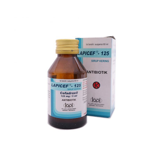 Lapicef 125 mg/5 ml Dry Sirup 60 ml