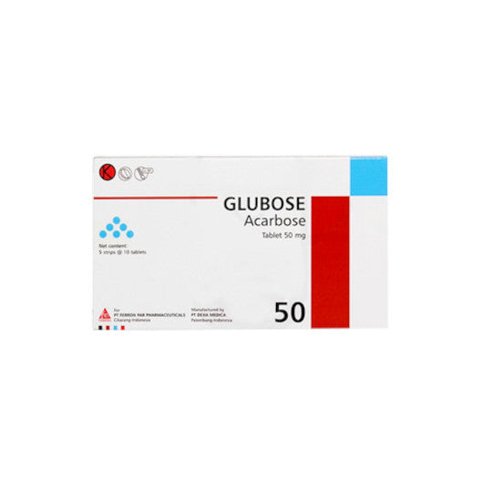 Glubose 50 mg 10 Tablet