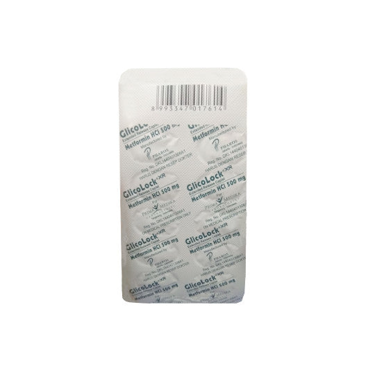 Glicolock XR 500 mg 10 Kaplet