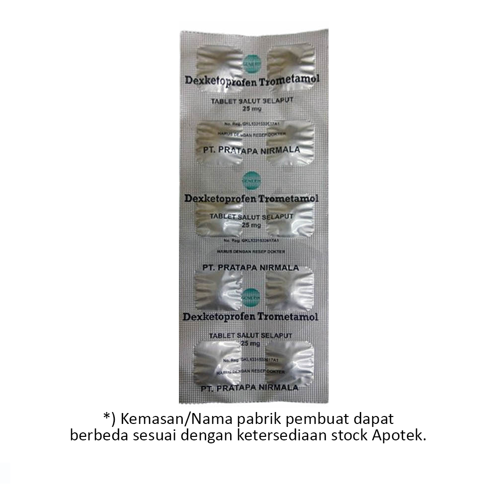 Dexketoprofen 25 mg 10 Tablet