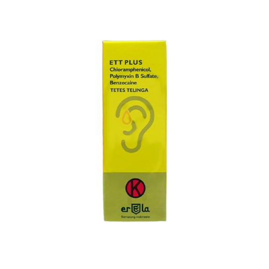 ETT Plus (Erlamycetin Tetes Telinga Plus) 10 ml