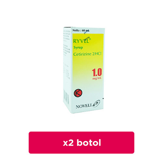 Ryvel Sirup 60 ml 2 Botol - Hemat Borongan