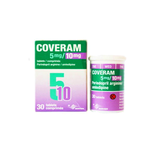 Coveram 5 mg/10 mg 30 Tablet