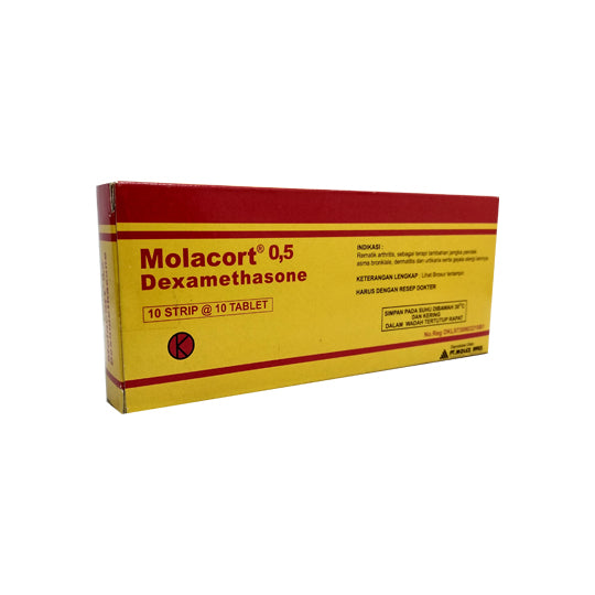 Molacort 0.5 mg 10 Tablet