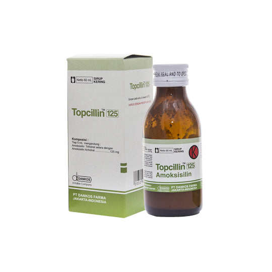 Topcillin 125 mg/5 ml Dry Sirup 60 ml