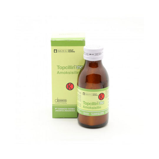 Topcillin 250 mg/5 ml Dry Sirup 60 ml