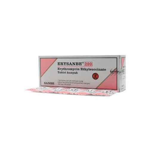 Erysanbe 200 mg 10 Tablet Kunyah