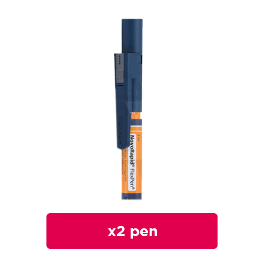 Novorapid 3 ml 2 Flexpen - Obat Rutin