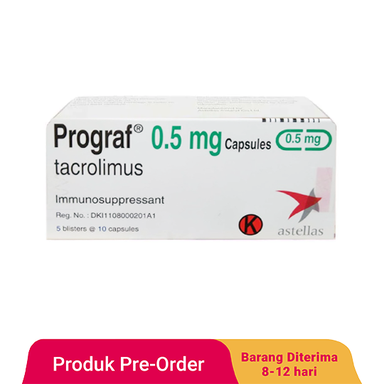 Prograf 0.5 mg 50 Kapsul