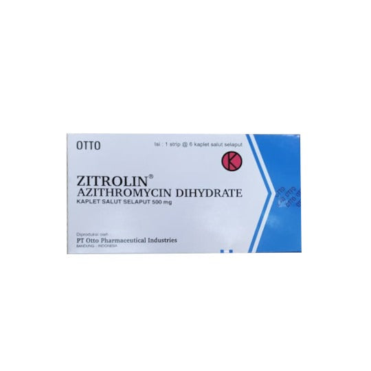 Zitrolin (Azithromycin) 500 mg 6 Kaplet