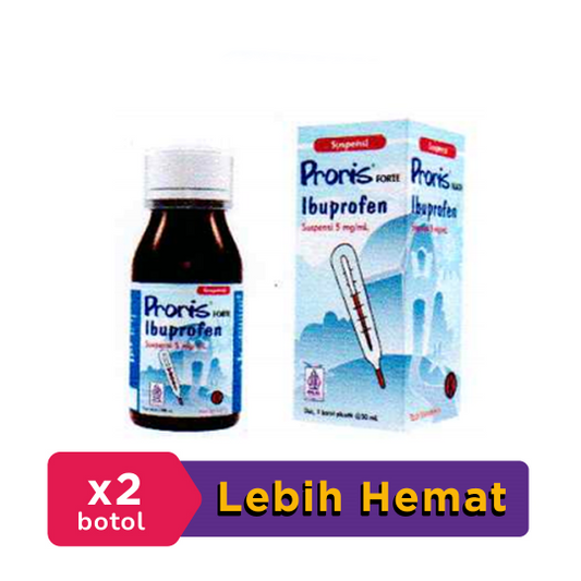 Proris Forte Sirup 50 ml 2 Botol - Hemat Borongan