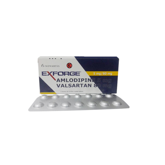 Exforge 5 mg/80 mg 14 Tablet