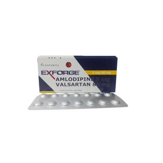 Exforge 5 mg/80 mg 14 Tablet