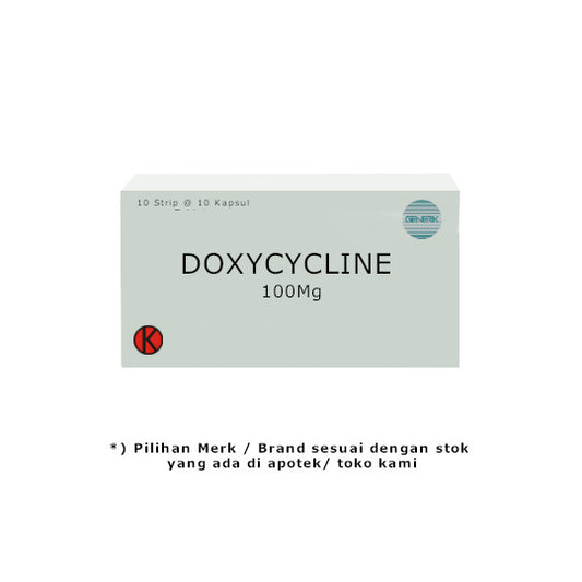 Doxycycline 100 mg 10 Kapsul