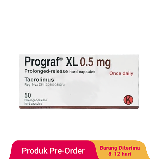 Prograf XL 0.5 mg 50 Kapsul