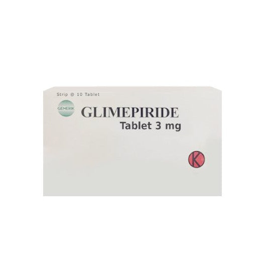 Glimepiride 3 mg 10 Tablet