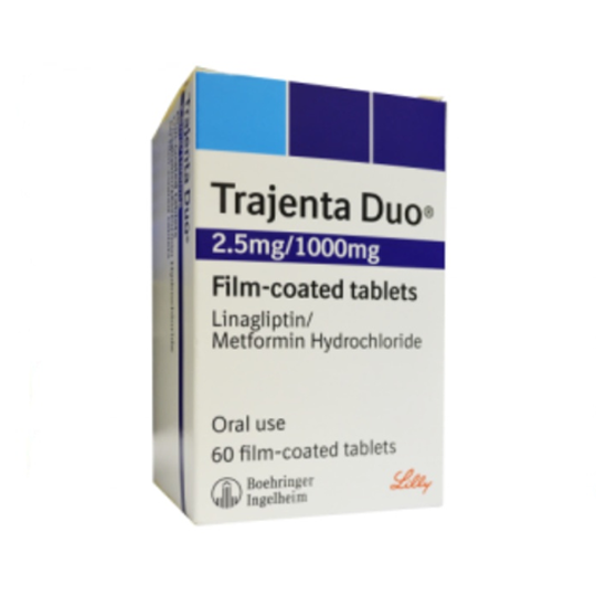 Trajenta Duo 2.5 mg/1000 mg 60 Tablet