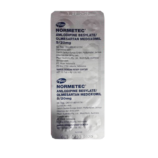 Normetec 5 mg/20 mg 10 Tablet